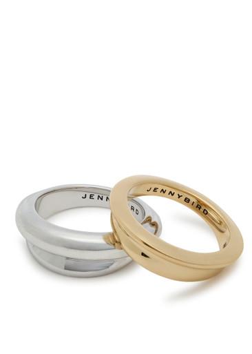 Lennon rings - set of two by JENNY BIRD