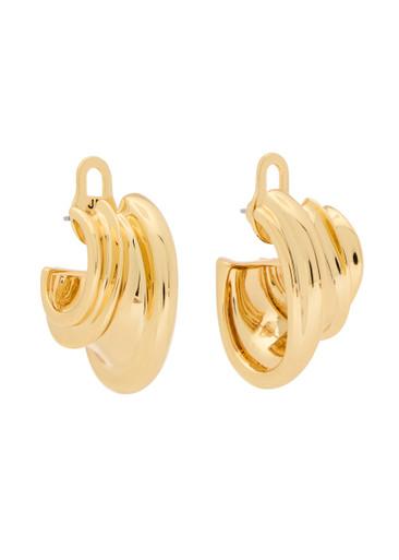 Leona 14kt gold-plated hoop earrings by JENNY BIRD