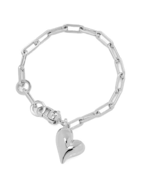 heart-pendant chain bracelet by JENNY BIRD