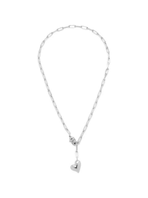 heart-pendant chain necklace by JENNY BIRD