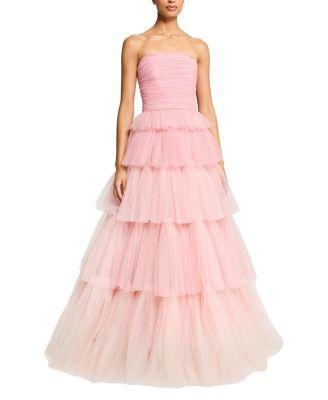 Adore Tiered Bow Gown by JENNY PACKHAM
