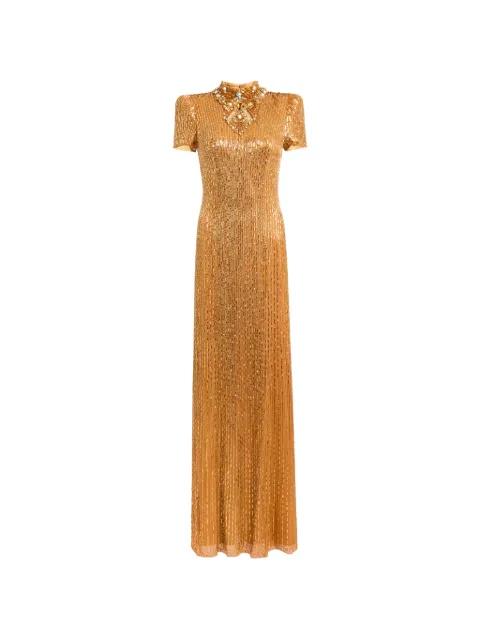 Amber embellished maxi dress by JENNY PACKHAM