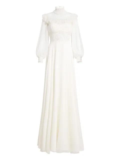 Arden ruffled maxi dress by JENNY PACKHAM