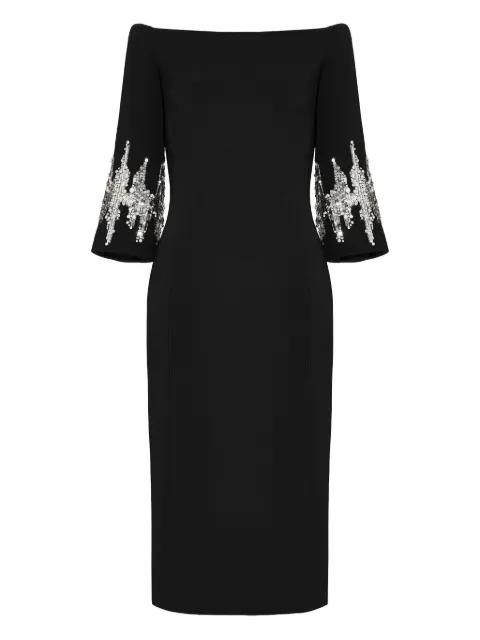 Aster sequin-embellished midi dress by JENNY PACKHAM