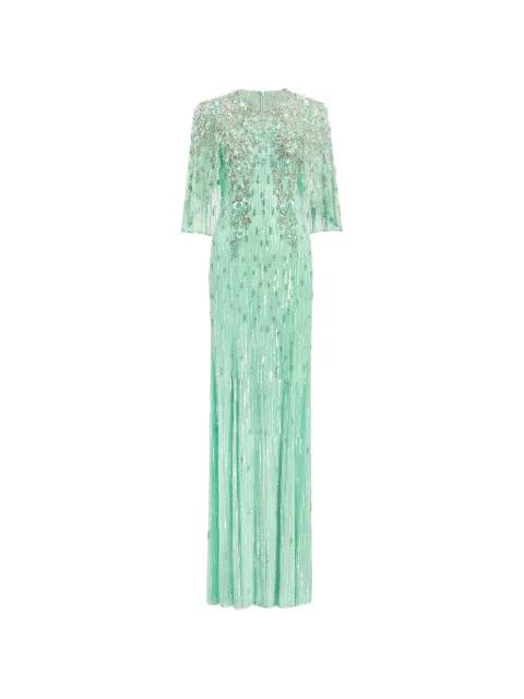 Astra sequin-embellishment maxi dress by JENNY PACKHAM