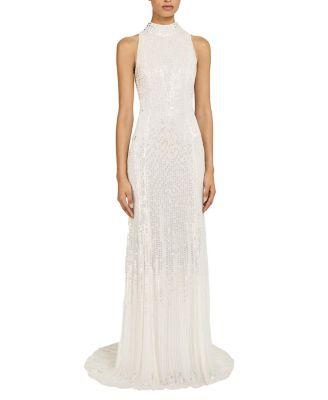 Benue Sequin-Embellished Maxi Dress by JENNY PACKHAM