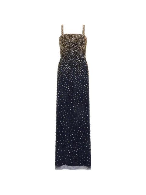 Cherry crystal-embellished gown by JENNY PACKHAM