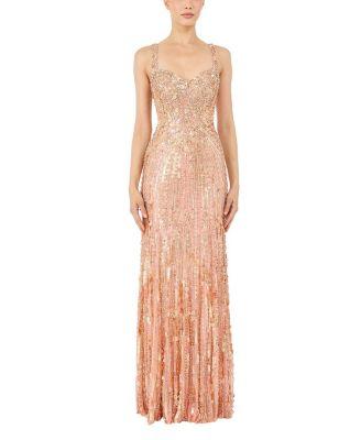 Da Vinci Sequin-Embellished Dress by JENNY PACKHAM