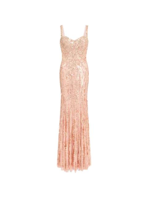 Da Vinci sequin-embellished dress by JENNY PACKHAM