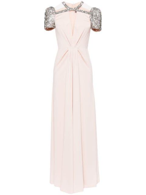 Daphne embellished gown by JENNY PACKHAM