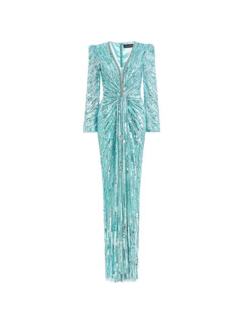 Darcy sequin-embellishment maxi dress by JENNY PACKHAM
