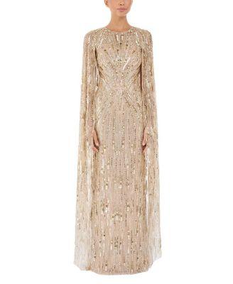 Elio Sequin-Embellished Maxi Dress by JENNY PACKHAM