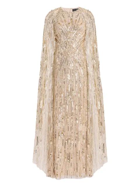 Elio sequin-embellished maxi dress by JENNY PACKHAM