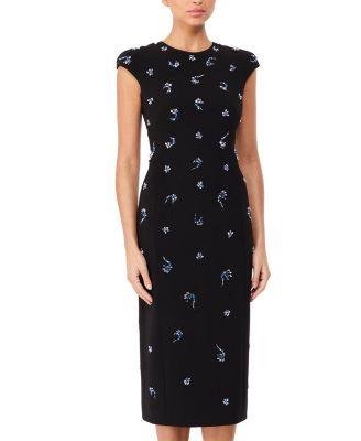 Hydra Embellished Cap-sleeve Midi Dress by JENNY PACKHAM