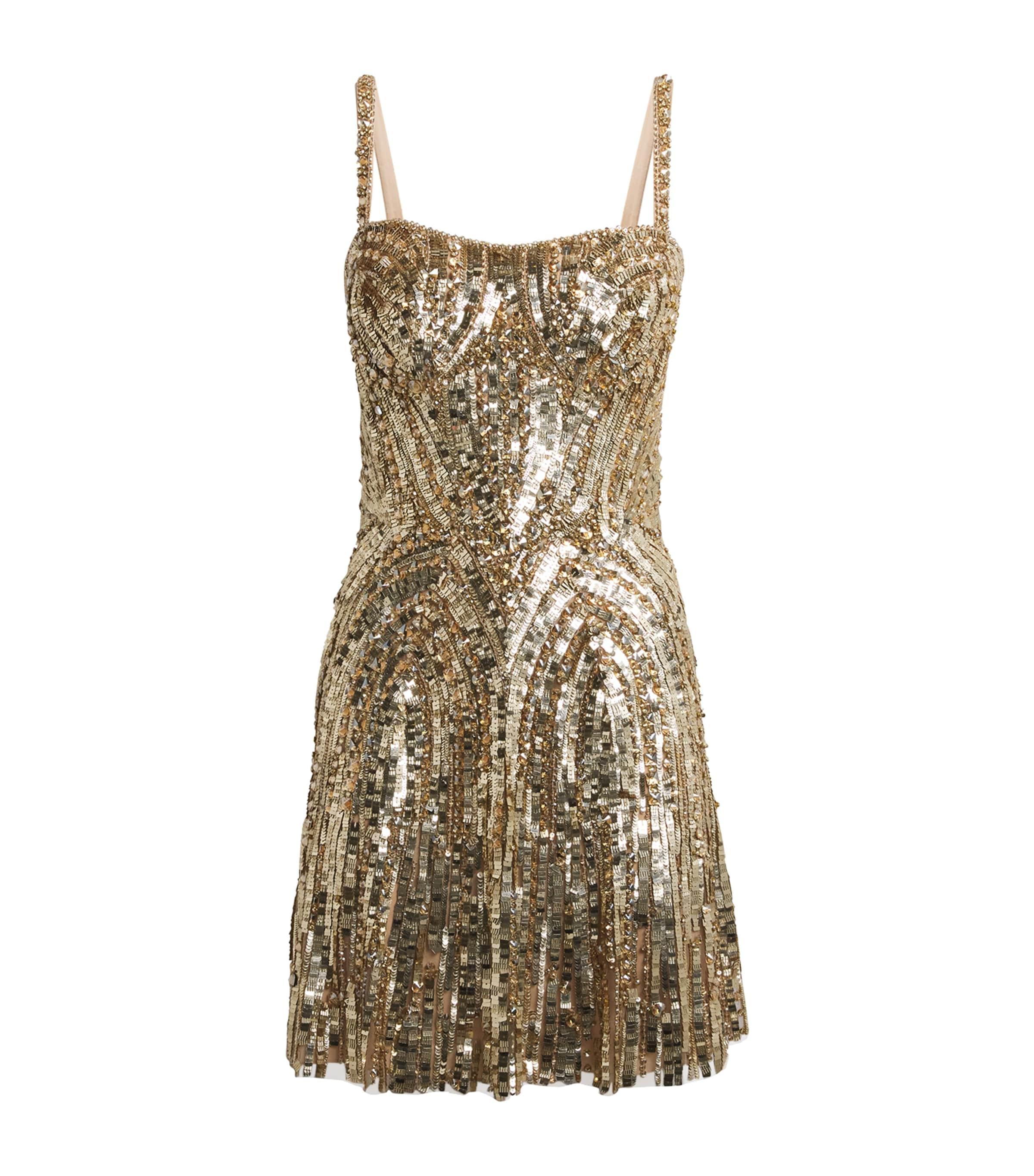 Jenny Packham Embellished Rebecca Mini Dress by JENNY PACKHAM