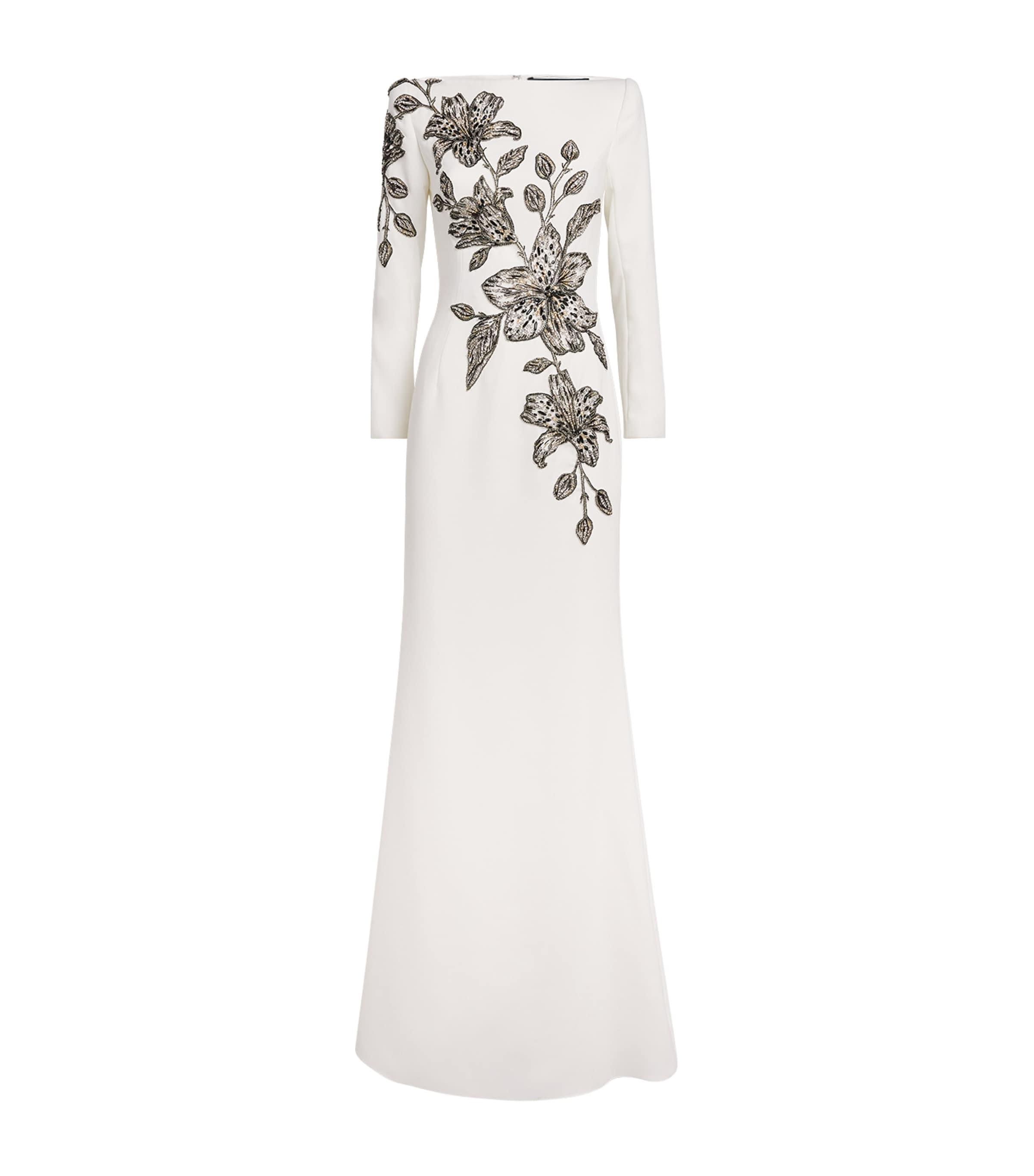 Jenny Packham Embellished Slipper Orchid Gown by JENNY PACKHAM