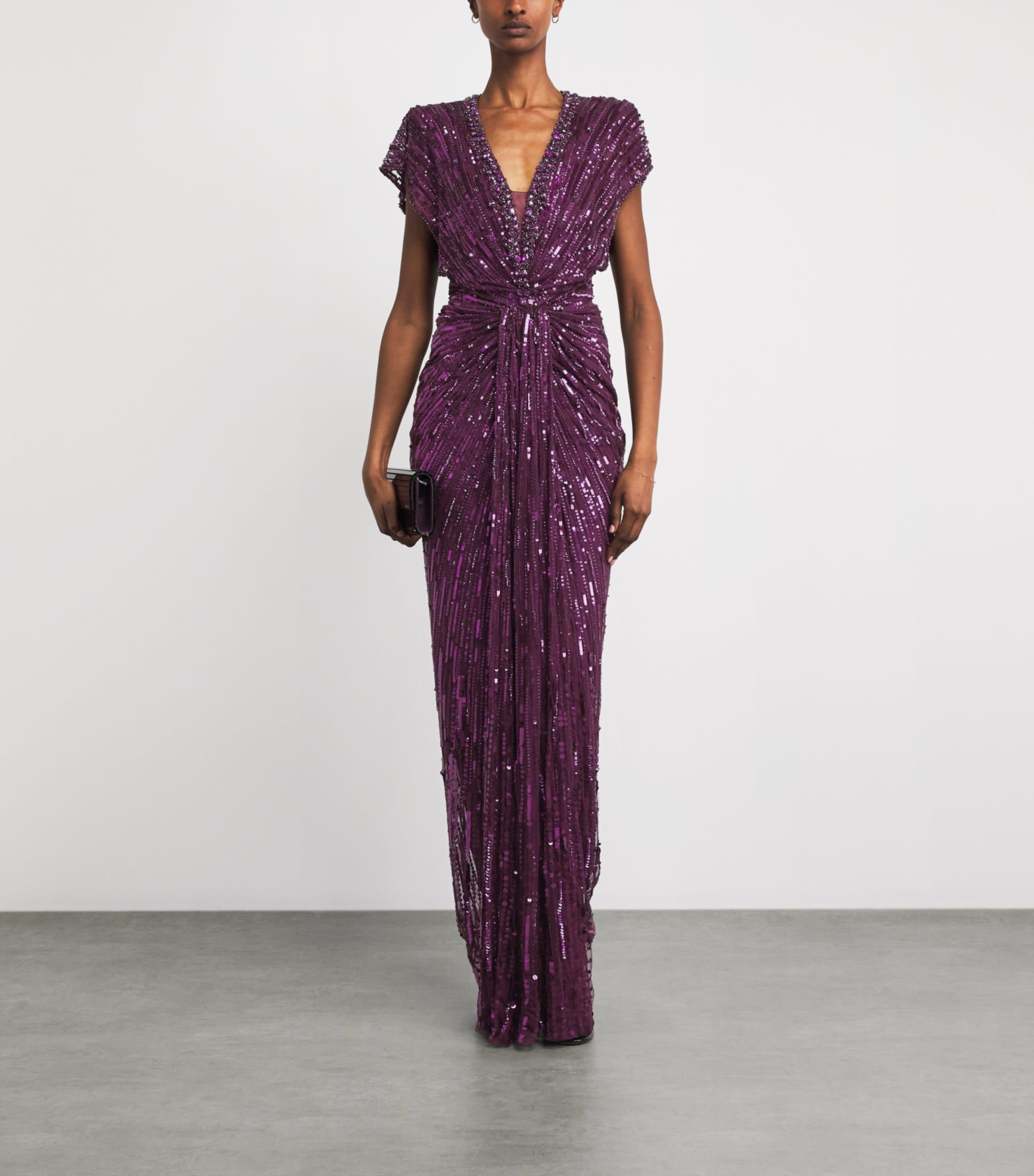 Jenny Packham Sequinned Lacie Gown by JENNY PACKHAM