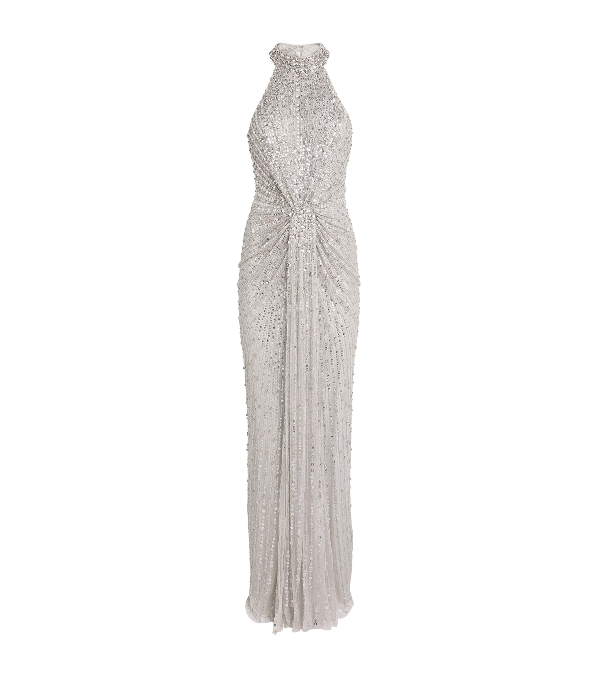 Jenny Packham Sequinned Whisper Gown by JENNY PACKHAM
