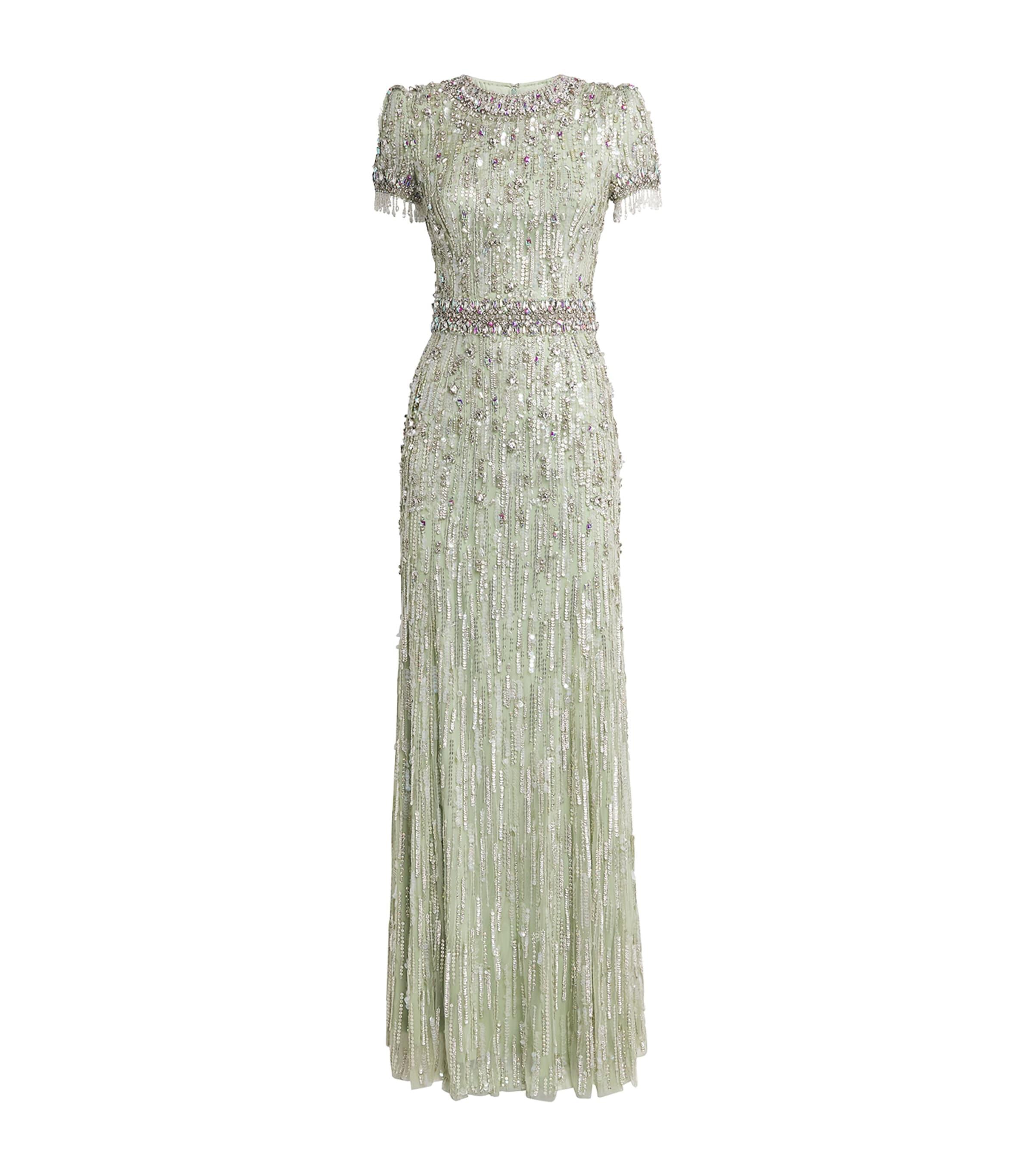 Jenny Packham Tulle Embellished Roxy Gown by JENNY PACKHAM