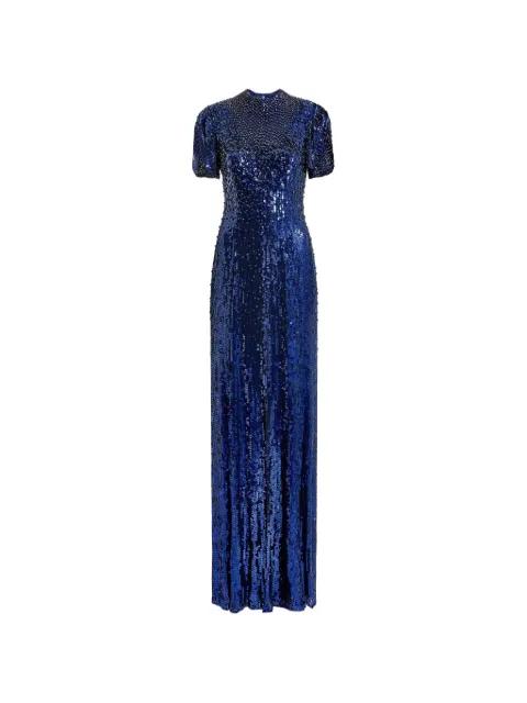 Jourdain sequin-embellishment maxi dress by JENNY PACKHAM