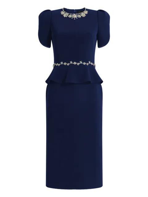 Jules embellished midi dress by JENNY PACKHAM