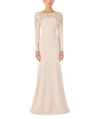 Kelly Embellished Long-Sleeve Maxi Dress by JENNY PACKHAM
