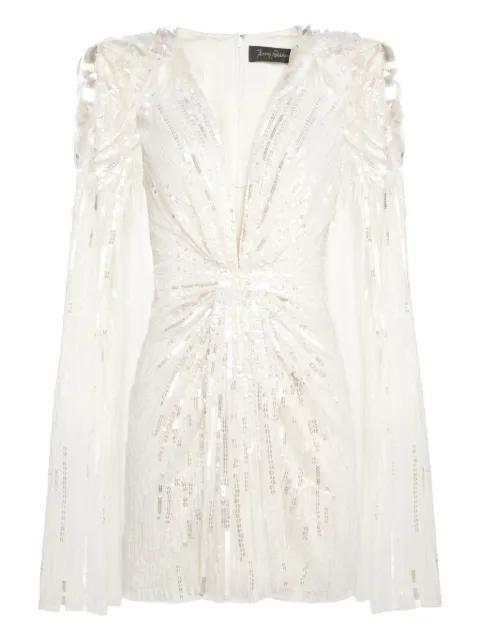 Lady Love sequin-embellished mini dress by JENNY PACKHAM