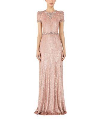 Lombard Embellished Dress by JENNY PACKHAM