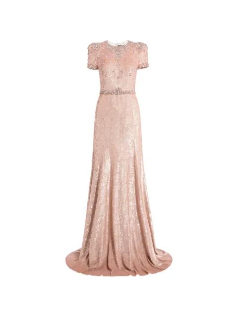 Lombard embellished dress by JENNY PACKHAM