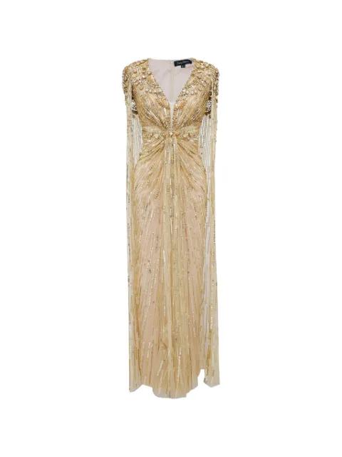 Lotus Lady cape-style gown by JENNY PACKHAM