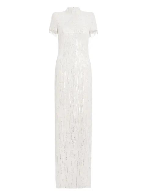Madeleine sequin beaded dress by JENNY PACKHAM