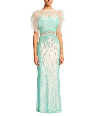 Magnolia Sequin-Embellished Dress by JENNY PACKHAM