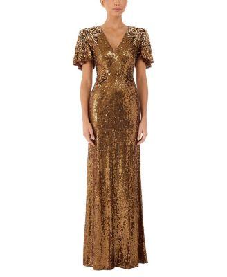 Manon Sequin-Embellished Dress by JENNY PACKHAM