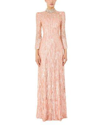 Memphis Sequin-Embellished Maxi Dress by JENNY PACKHAM