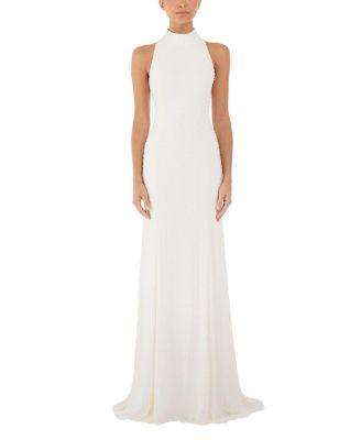 Mischief Embellished High-Neck Maxi Dress by JENNY PACKHAM