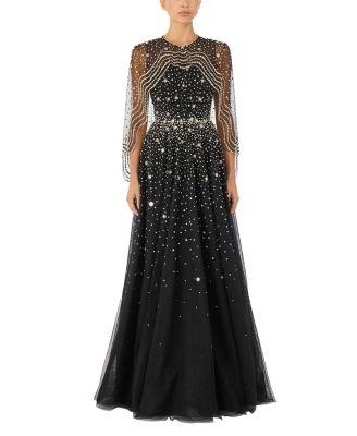 Oliver Beaded-Applique Maxi Dress by JENNY PACKHAM