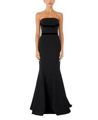 Pamela Bow-Detail Strapless Maxi Dress by JENNY PACKHAM