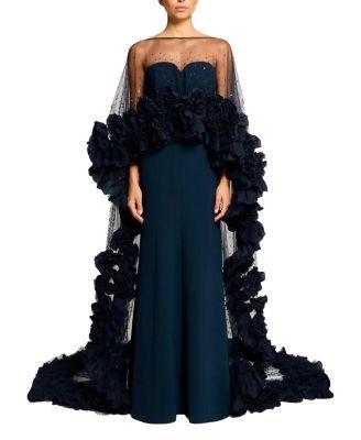 Petal Bloom Ruffle-Detailed Maxi Dress by JENNY PACKHAM