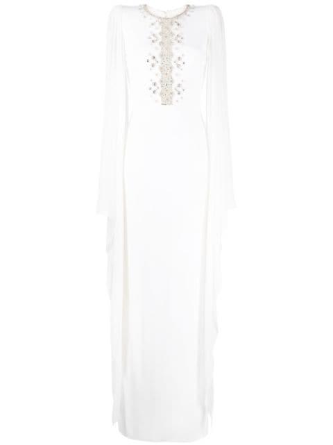 Saga crystal-embellished dress by JENNY PACKHAM