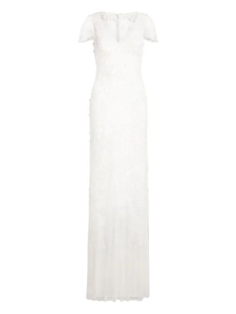 Sweet Juliet floral-lace maxi dress by JENNY PACKHAM