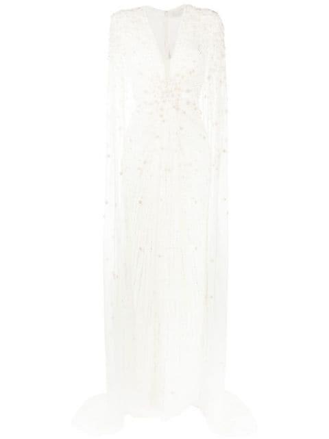 Sweet Wonder sequined gown by JENNY PACKHAM