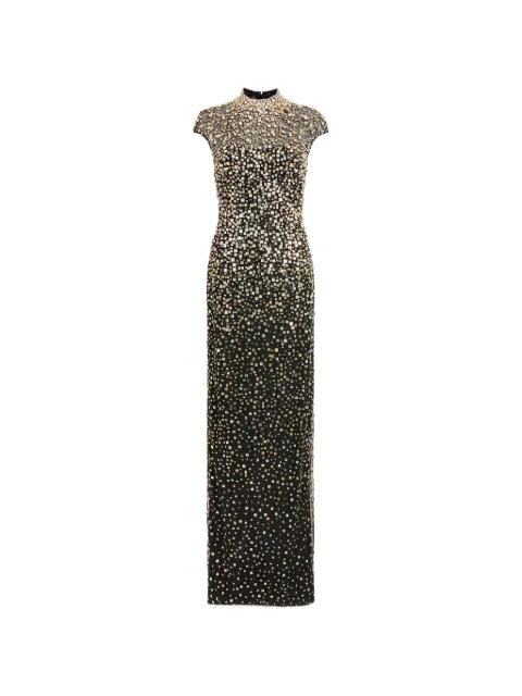 TREASURE beaded maxi dress by JENNY PACKHAM