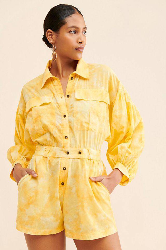 Jen's Pirate Booty Satisfaction Tie-Dye Romper by JEN'S PIRATE BOOTY | FREE PEOPLE
