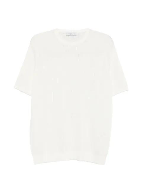 ribbed-knit T-shirt by JEORDIE'S