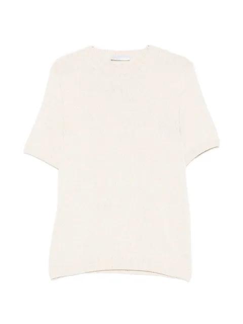 short-sleeve knitted sweater by JEORDIE'S
