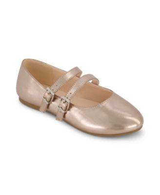 Little and Big Girls Amy Doubele Strap Ballet Flat by JESSICA SIMPSON Little and Big Girls Amy Doubele Strap Ballet Flat by JESSICA SIMPSON