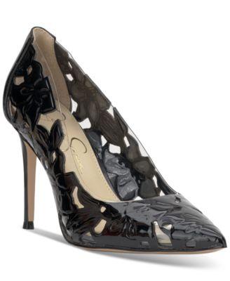 Women's Erinia Cutout Floral Pumps by JESSICA SIMPSON