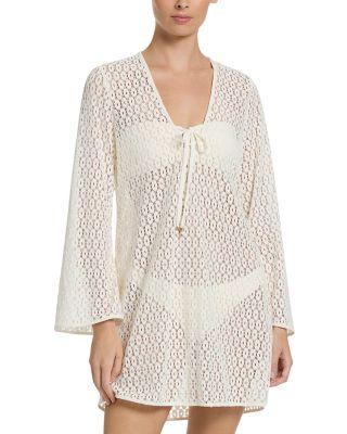 Stretch Lace Kaftan Cover-Up by JETS