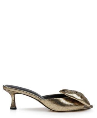 Kora Bow Slide Evening Sandal by JEWEL BADGLEY MISCHKA