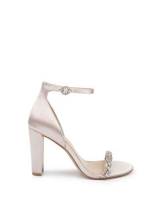 Women's Alyssa Two Piece Block Heel Evening Sandals by JEWEL BADGLEY MISCHKA